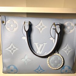 Baby Blue Tote Bag 
