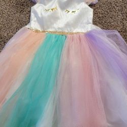 Unicorn Dress GREAT CONDITION Size 4
