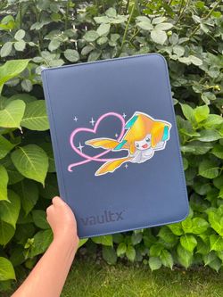 Custom Painted Binder- 9P Jirachi