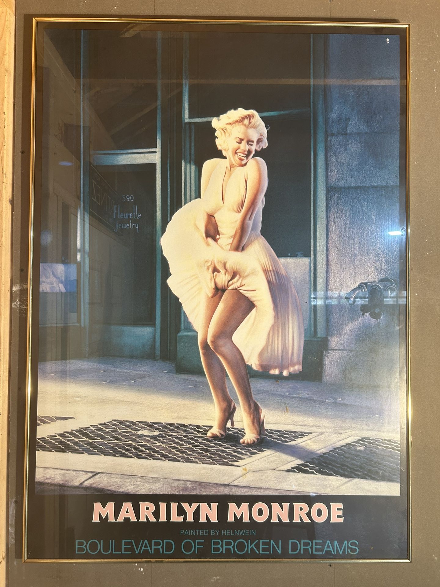 Marilyn Monroe Boulevard Of Broken Dreams Framed Print