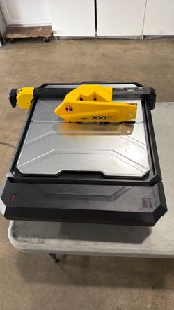 QEP 22700Q 700XT Wet Tile Saw 3/4 HP 7" Blade + Table Extension