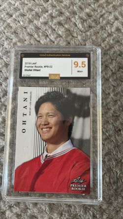 2018 Leaf Premier Rookie Shohei Ohtani #PR-02 GAS 9.5