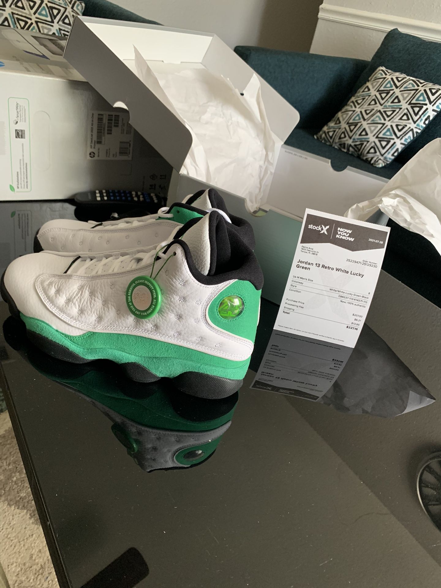 Jordan 13 “lucky Green” New!