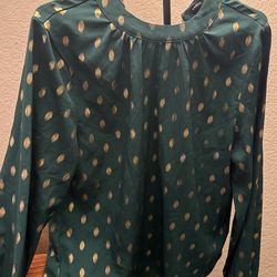 Hunter Green Brunch Top