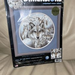 Dimensions Counted Cross Stitch Kit - Call of the Wolf