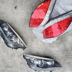 Bmw E60 Headlights & Taillights 5 Series Xenon Adaptive  W/ Bulbs