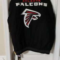 Falcons Wool And Leather Jacket 