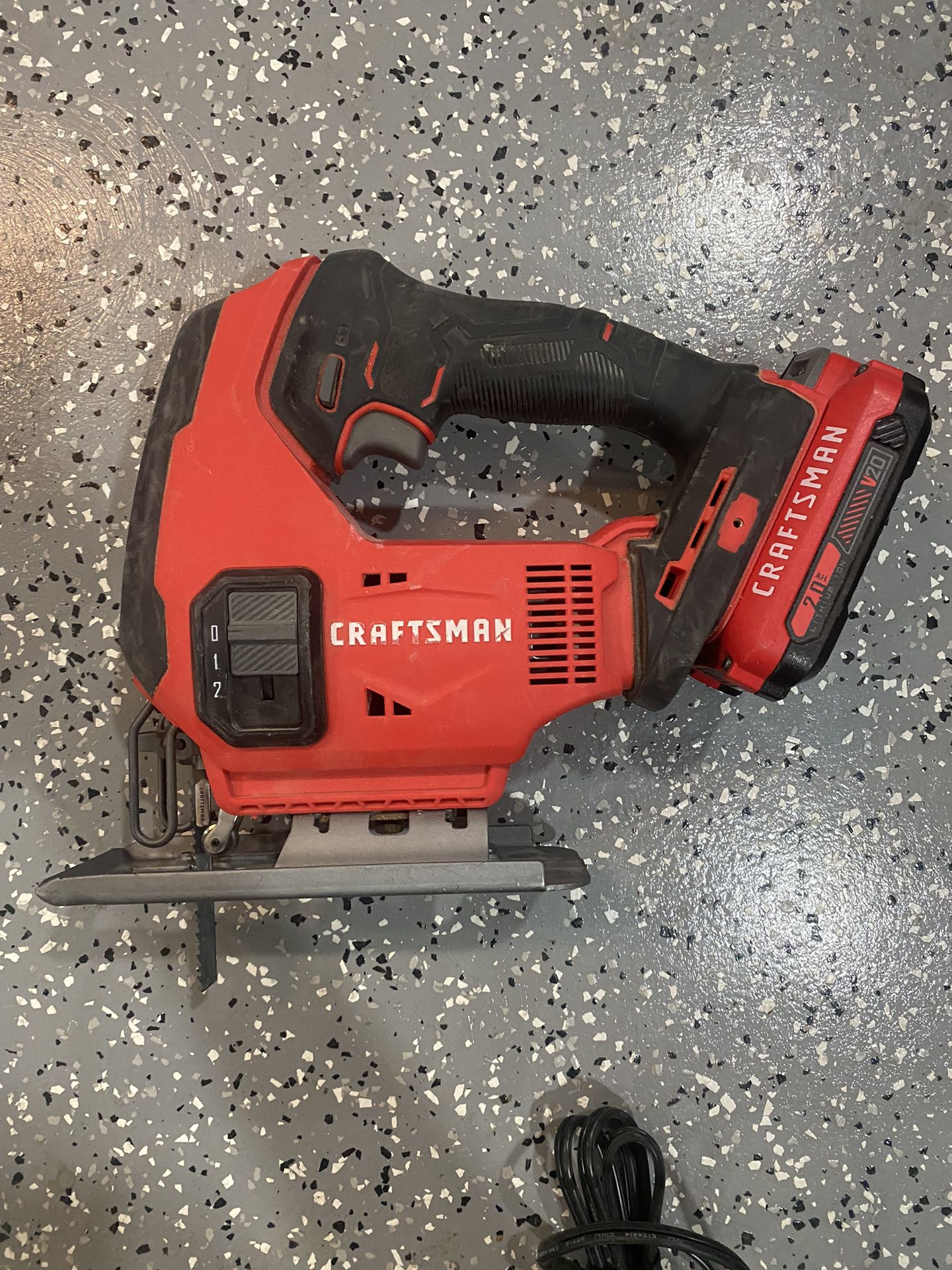Craftsman Jigsaw With Charger And Extra Battery