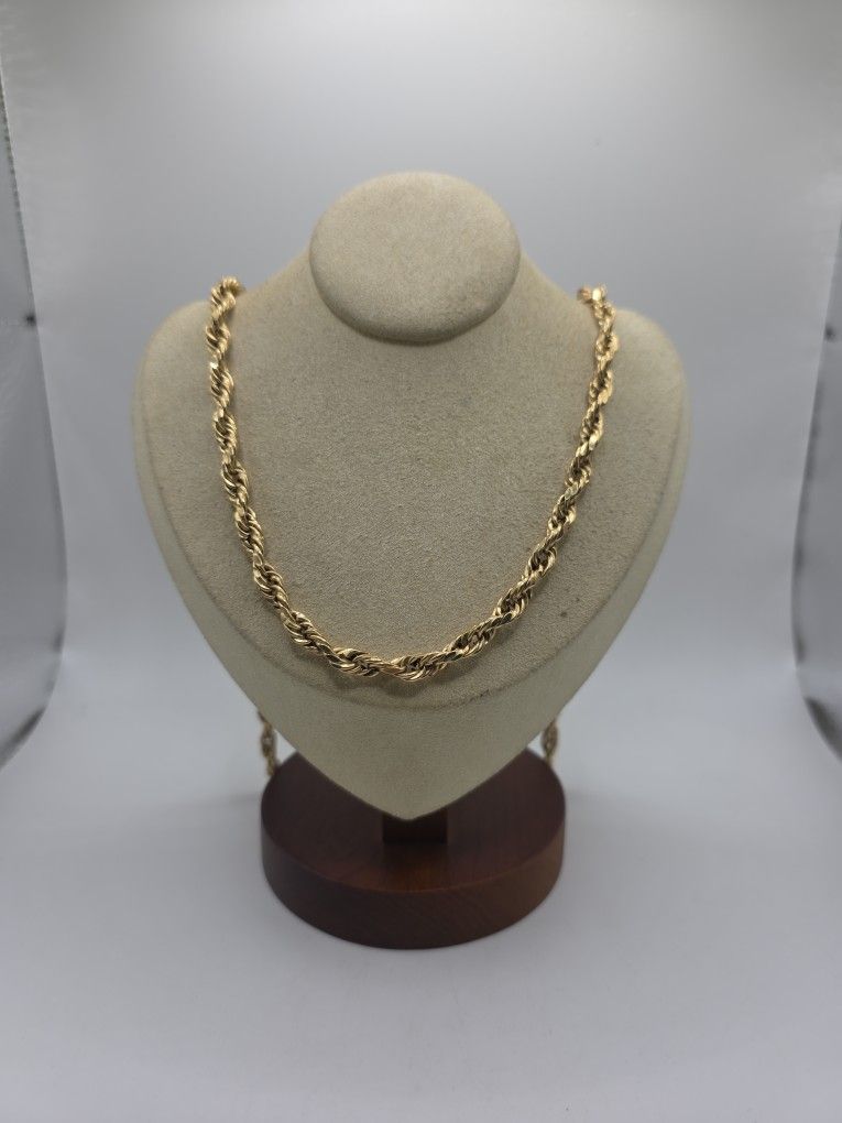 14KT ROPE CHAIN