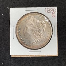 1880 S Morgan Silver Dollar 