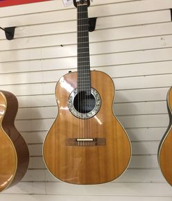 Vintage Ovation Electric Acoustic Guitar