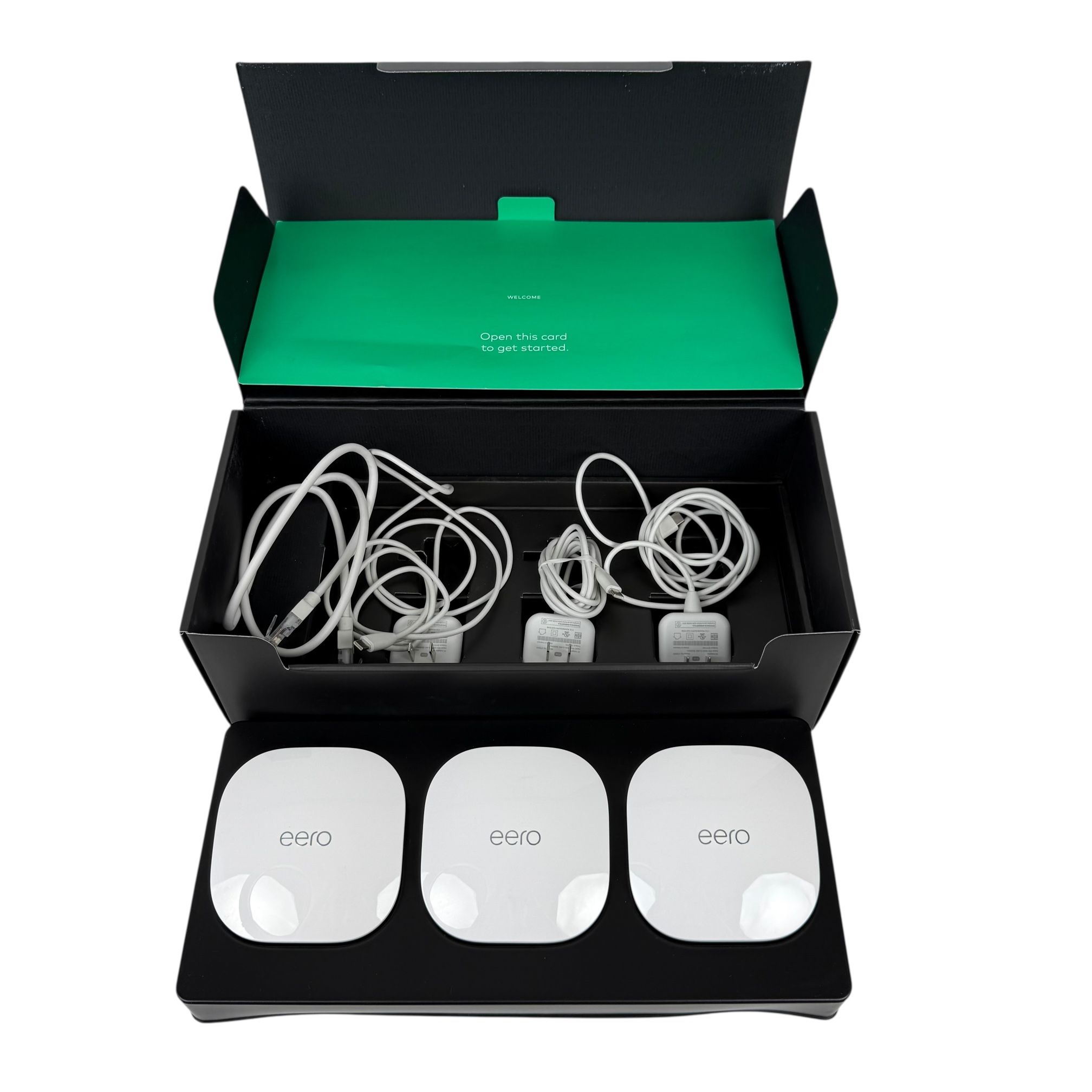 Eero Dual Band Mesh Wi-Fi Router Signal Extender 3-Pack Network System J010001