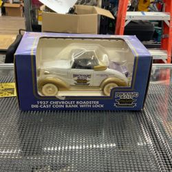 Die-Cast 1937 Chevy Roadster Coin Bank