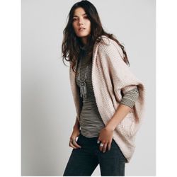 Free People Women's Coco hooded cardigan size L