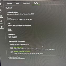 Gaming Computer I5, 8gb RAM, GTX 1650 Super 