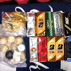 Golfing Equipment,30 Brand New Balls,2 Big Bertha Callaway Club Covers 2 Small Club Covers ,Choke Pegs An Xtra Balls.