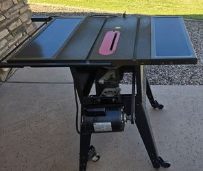 Craftsman 10 inch cast steel table saw with extensions