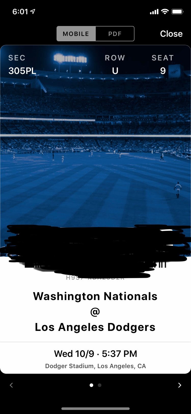 LA dodgers tickets