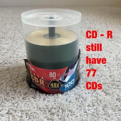 CD - R  :  $15  (still have 77 counts)