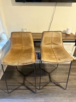 Leather chairs
