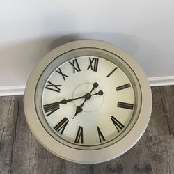 Clock end table