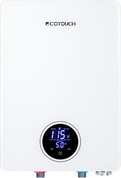 Electric Tankless Water Heater, ECOTOUCH 27kW on Demand Hot Water Heater Electric 240V