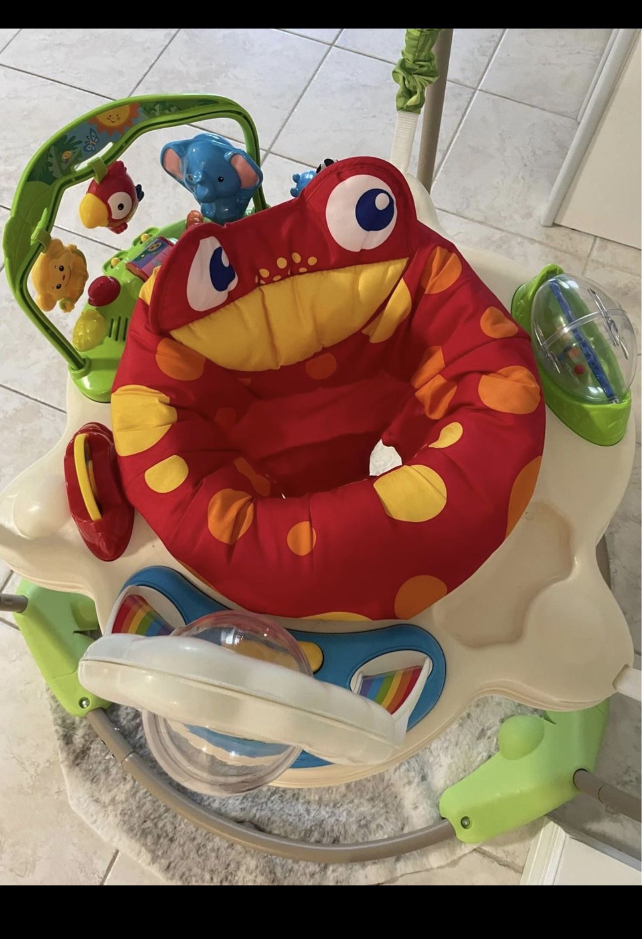 Fisher Price Baby Bouncer Rainforest Jumperoo Activity Center with