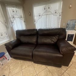 Leather Sofa Reclining