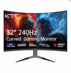 KTC 32" 240Hz Curved QHD Gaming Monitor