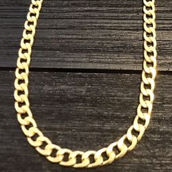 18K (stamped) 24 inch Gold Plated Hip Hop Necklace/ Streetwear Drip Paparazzi Club Jewelry