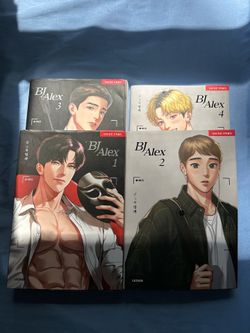 BJ Alex manhwa, 4 volumes (18+), in Korean.