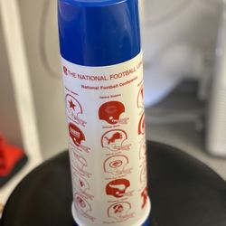 Vintage NFL Thermos With Old Teams