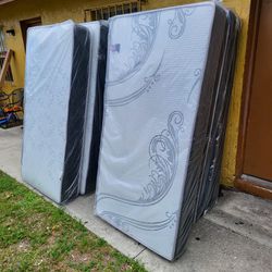 NEW TWIN MATTRESS AND BOX SPRING -- Also Available In All Sizes.