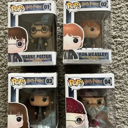Harry Potter FunkoPop Set 1-4