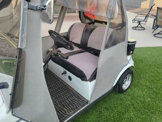 Club car electric white with charger