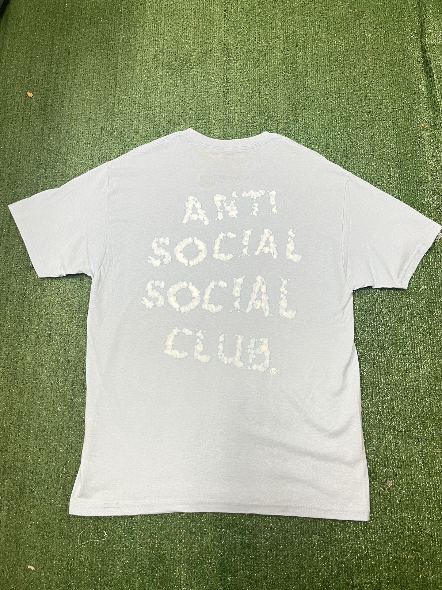 Anti Social Social Club Partly Cloudy Tee Light Blue