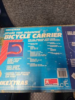 Spare tire mounted Bicycle Carrier