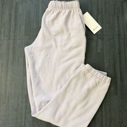 Lululemon women’s lavender scuba MR oversized jogger tall