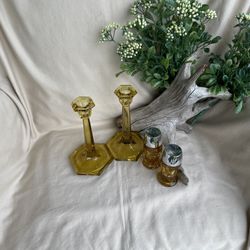 Salt & Pepper Shakers & Candle Holders