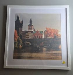 White 21x21 picture frame