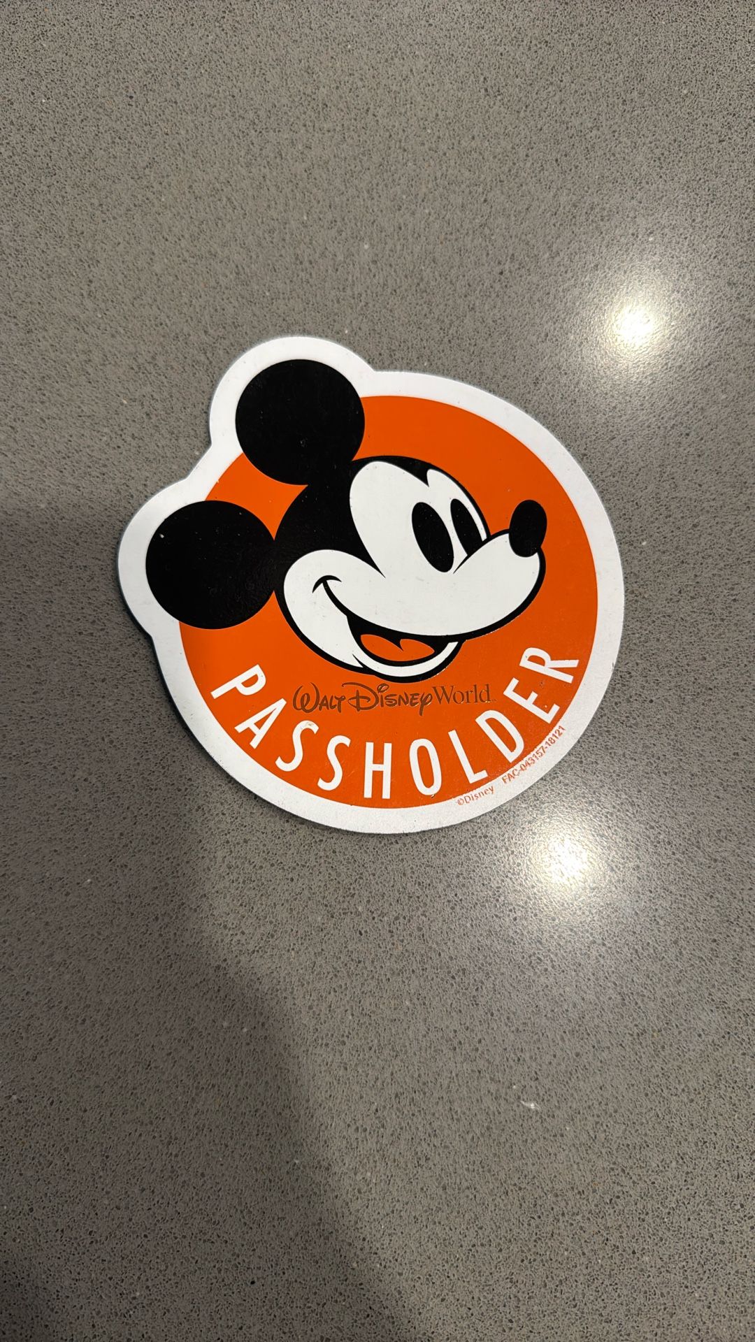 Disney Passholder Magnet