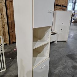 White Narrow Cabinet 