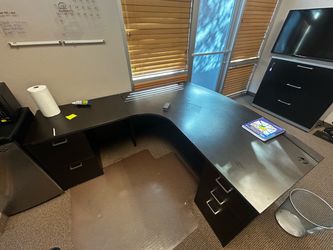 Large L-shaped desk