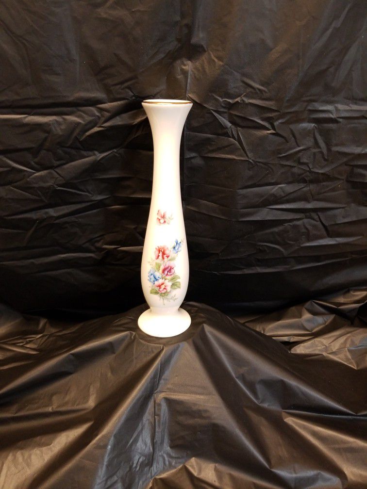 Nassau China Co Flowered Bud Vase