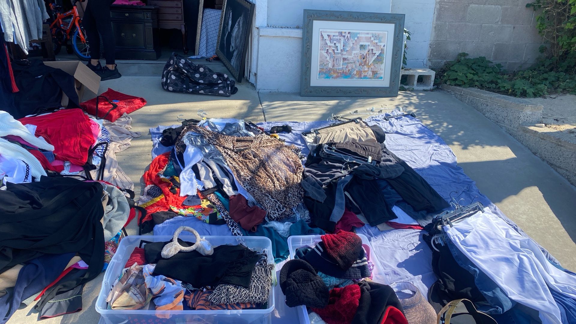 Garage Sale All Must Go- Clothes, Furniture, Shoes