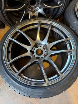 Work Wheels 18" Gunmetal Rims with brand new tires