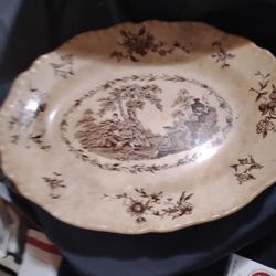 Mason's Patent Ironstone China in the "Watteau Brown"