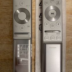 Samsung Chrome Remotes For QLED TV & QLED Soundbar