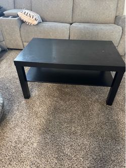 Black coffee table