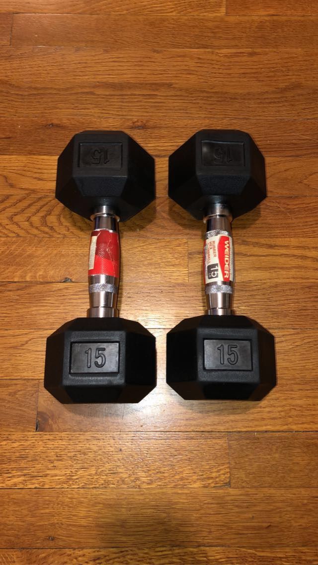 15 Pound Dumbbells